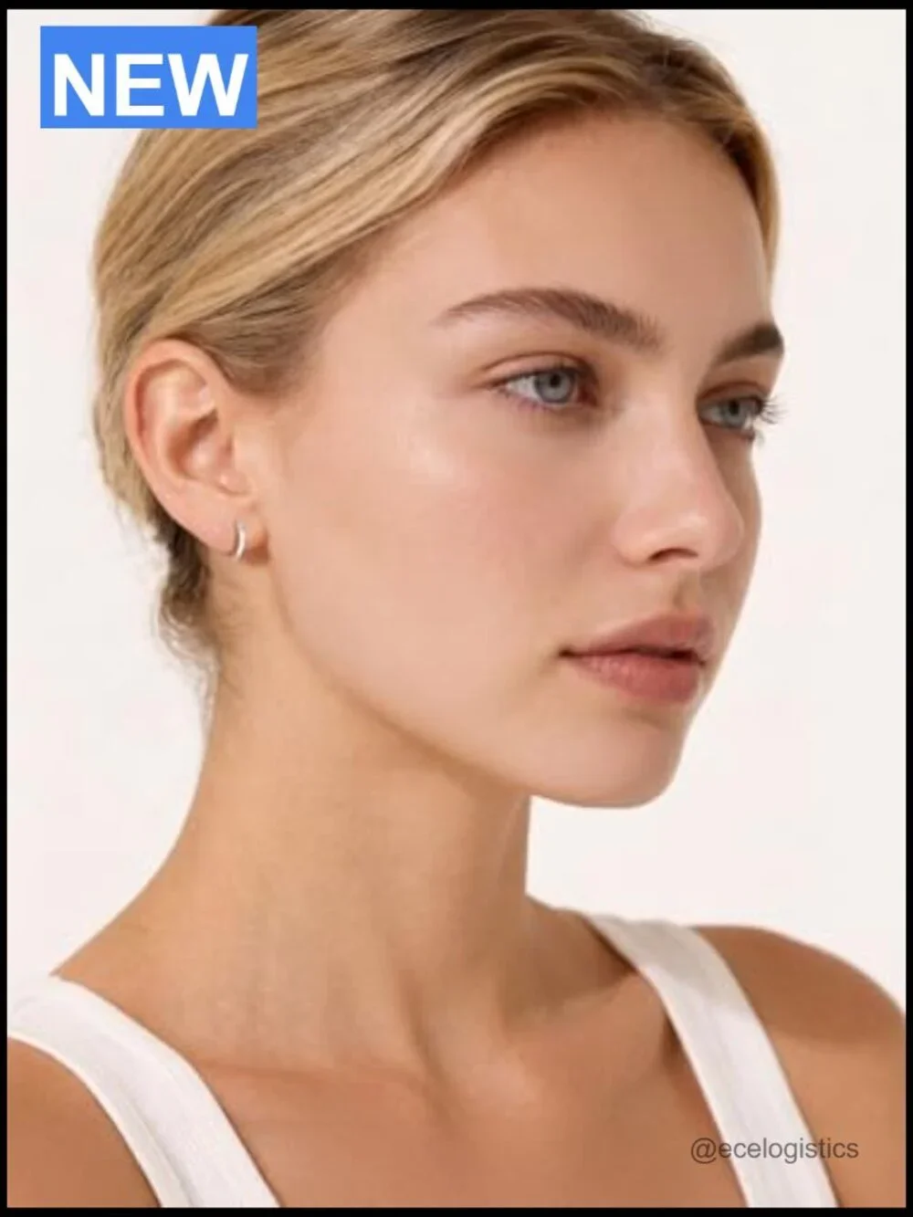 Small Huggie Hoop Earrings for Women, 925 Sterling Silver Posts,